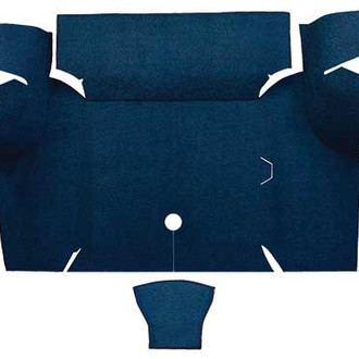 OER® - Dark Blue Molded Loop Replacement Trunk Area Carpet