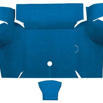 OER® - Medium Blue Nylon Loop Replacement Trunk Area Carpet