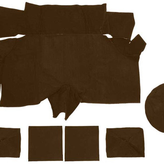 OER® - Ginger Nylon Loop Replacement Trunk Area Carpet with Boards