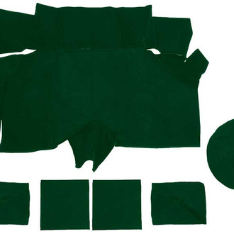 OER® - Green Nylon Loop Replacement Trunk Area Carpet with Boards