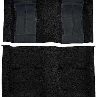 OER® - Black with Black Inserts Nylon Loop Replacement Passenger Area Carpet Kit