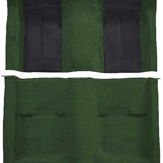 OER® - Green with Black Inserts Nylon Loop Replacement Passenger Area Carpet Kit