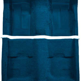 OER® - Dark Blue with Dark Blue Inserts Nylon Loop Replacement Passenger Area Carpet Kit