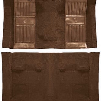 OER® - Ginger with Ginger Pony Inserts Nylon Loop Replacement Passenger Area Carpet Kit