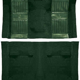 OER® - Green with Green Pony Inserts Nylon Loop Replacement Passenger Area Carpet Kit