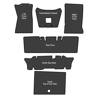 OER® - Gray Replacement Sound Deadener Set