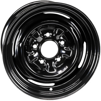 OER® - Dog Dish Black 14x6 Steel Factory Wheel