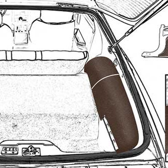 OER® - Brown Replacement Cargo Area Carpet
