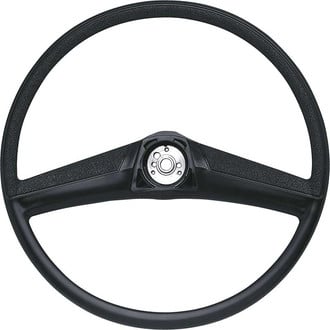 OER® - 2-Spoke 17" Steering Wheel, Black