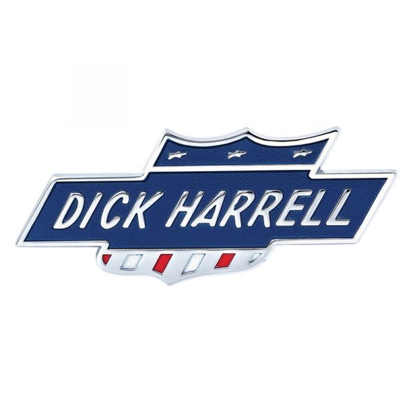 OER® - "Dick Harrell" Front Fender or Rear Tail Panel Emblem