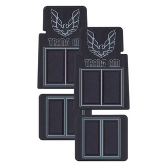 OER® - 1st & 2nd Row Black/Gray Carpet Floor Mat Set