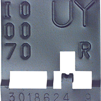OER® - Radiator Tag with 396/427 and Manual Trans (Code UY)