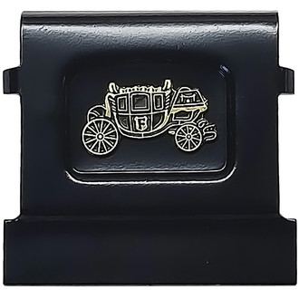 OER® - Seat Belt with Gold Stagecoach Push Button