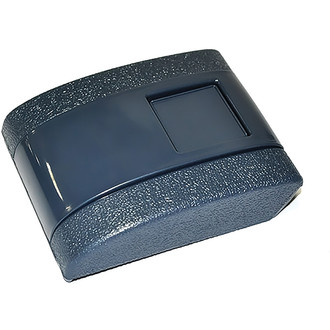 OER® IN6063Z - Plastic Seat Belt Buckle Cover with Button, Blue