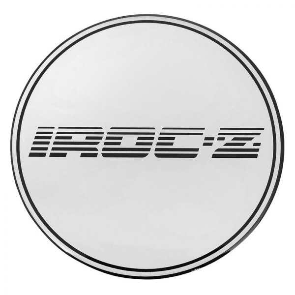 OER® - Silver Wheel Center Cap Emblem With Black IROC-Z Logo