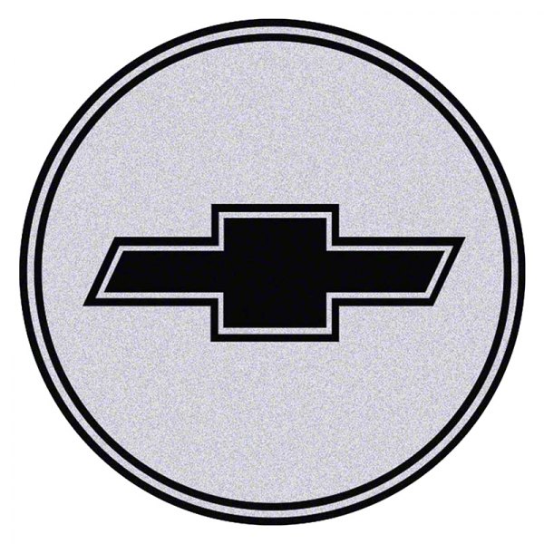 OER® - "Bowtie" Black Logo/Silver Background Wheel Center Cap Emblem