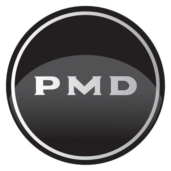 OER® - Black Wheel Center Cap Emblem With Chrome PMD Logo