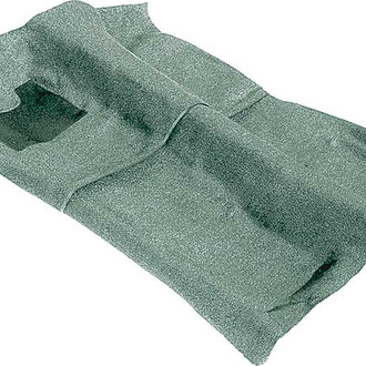OER® - Dark Teal Molded Loop Replacement Passenger Area Carpet Kit with Mass Backing