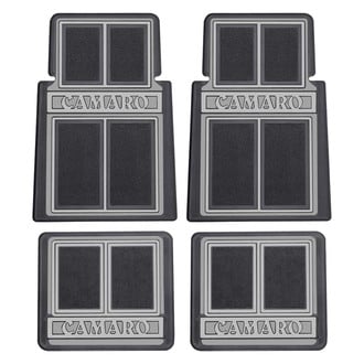 OER® - 1st & 2nd Row Black/Gray Carpet Floor Mat Set