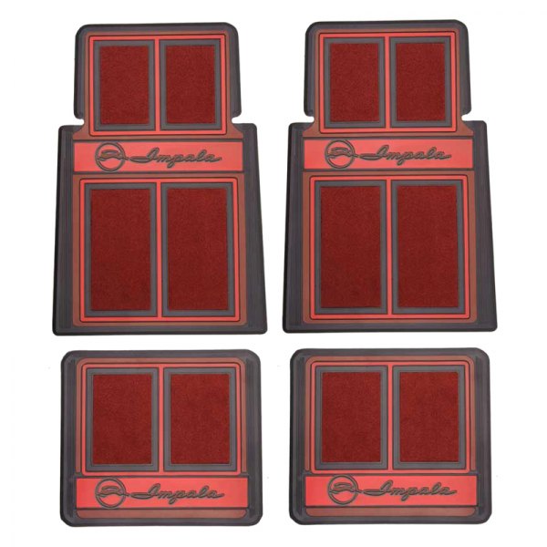OER® - Red Floor Mat Set