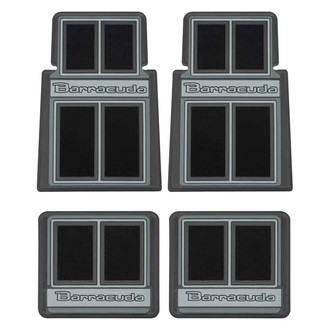 OER® - 1st & 2nd Row Black Carpet Floor Mat Set