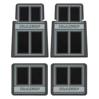 OER® - 1st & 2nd Row Black Carpet Floor Mat Set