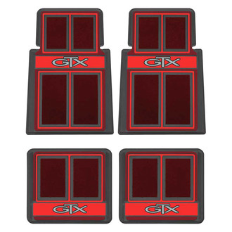 OER® - 1st & 2nd Row Red Carpet Floor Mat Set