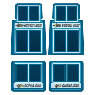 OER® - 1st & 2nd Row Blue Carpet Floor Mat Set