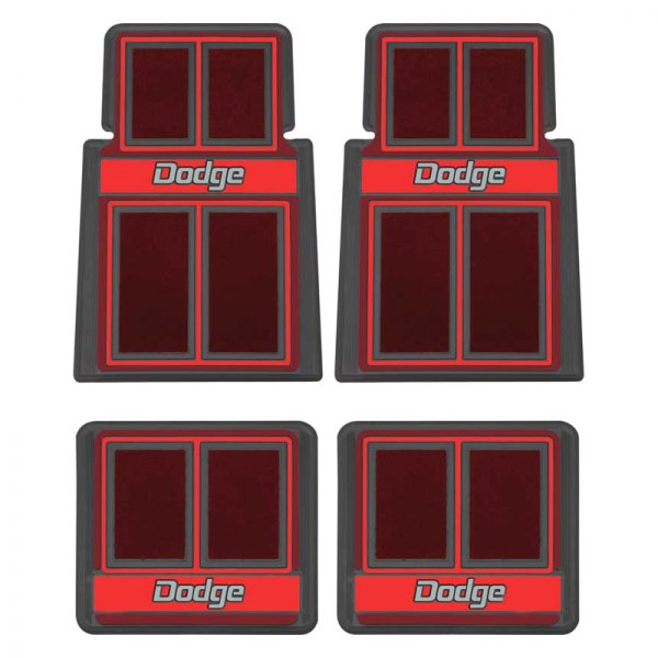 OER® - Red Floor Mat Set
