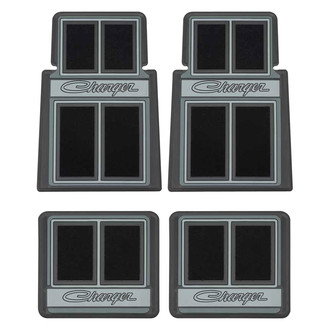OER® - 1st & 2nd Row Black Carpet Floor Mat Set