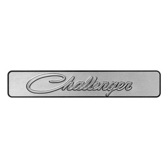OER® - "Challenger" Silver Interior Dash Panel Emblem Insert