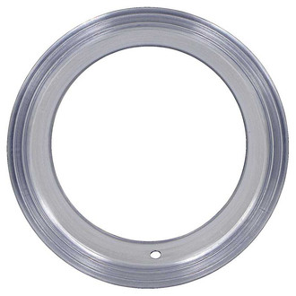 OER® - 15" Brushed Aluminum with Polished Step Lip Wheel Trim Ring