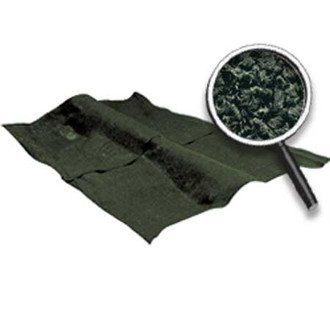 OER® - Dark Green Molded Loop Replacement Passenger Area Carpet Kit with Mass Backing