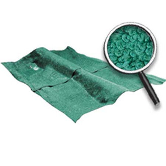 OER® - Moss Green Molded Loop Replacement Passenger Area Carpet Kit with Mass Backing
