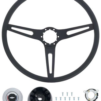 OER® - 3-Spoke Steering Wheel Kit with Black Grip