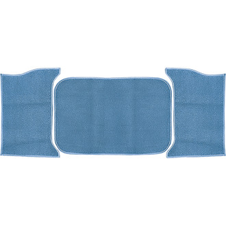 OER® - Medium Blue Molded Loop Replacement Trunk Area Carpet with Pad
