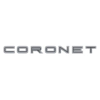 OER® - "Coronet" Letters Black Quarter Panel Emblem