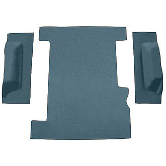 OER® - Medium Blue Molded Loop Replacement Cargo Area Carpet and Molded Wheel Well Covers with Standard Backing