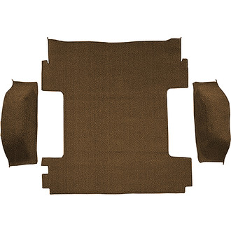 OER® - Dark Saddle Molded Loop Replacement Cargo Area Carpet and Molded Wheel Well Covers with Standard Backing
