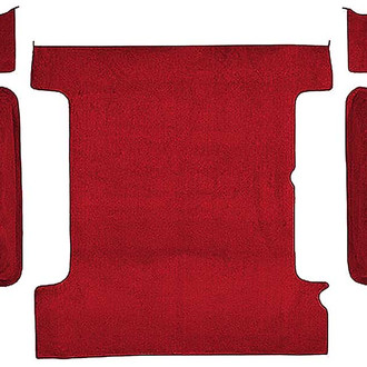OER® - Dark Red/Carmine Molded Cut Pile Replacement Cargo Area Carpet with Standard Backing