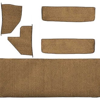 OER® - Medium Saddle Molded Loop Replacement Carpet Accessory Kit with Rear Cab Wall, Door & Kick Panels
