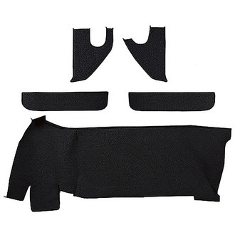 OER® - Black Molded Loop Replacement Rear Wall Carpet