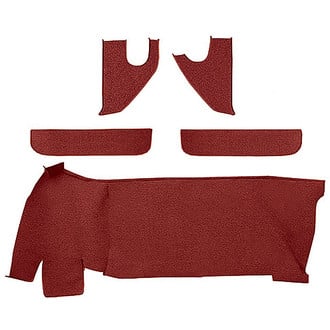 OER® - Red Molded Loop Replacement Rear Wall Carpet