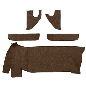 OER® - Dark Saddle Molded Loop Replacement Rear Wall Carpet