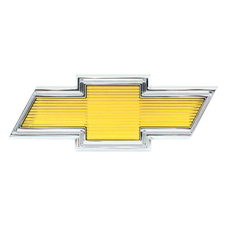 OER® - "Bowtie" Chrome/Gold Grille Emblem