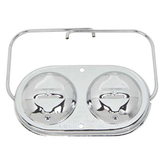 OER® - Chrome Dual Brake Master Cylinder Cover