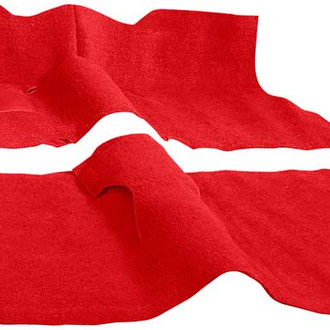 OER® - Torch Red Molded Cut Pile Replacement Cut & Sewn Carpet Kit