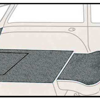 OER® - Gray Molded Loop Replacement Cargo Area Carpet