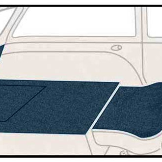 OER® - Dark Blue Molded Cut Pile Replacement Cargo Area Carpet