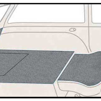 OER® - Dark Gray Molded Cut Pile Replacement Cargo Area Carpet